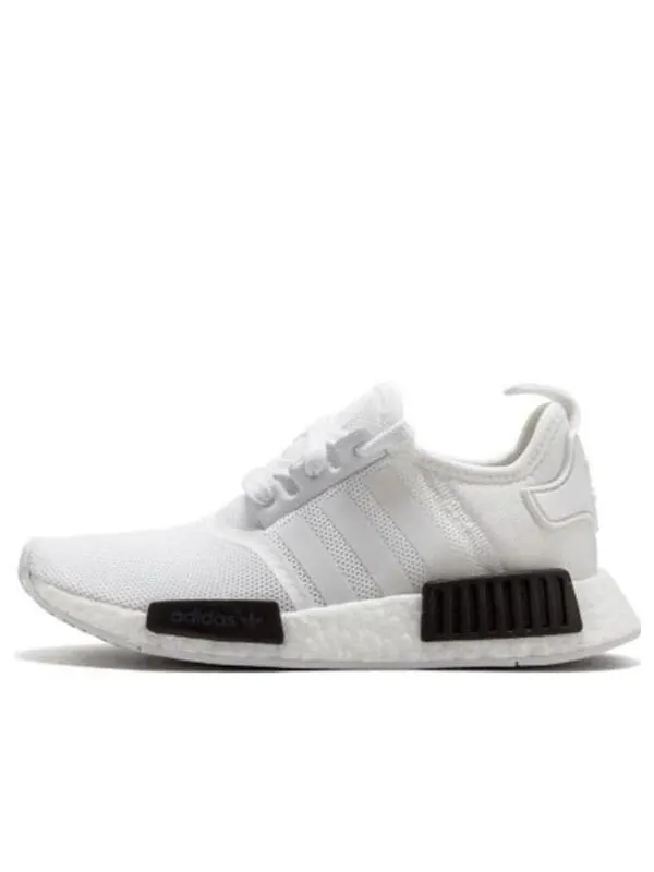 Кроссовки nmd_r1 Adidas — изображение 1 из 4, белый/черный
