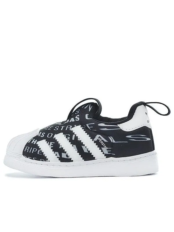 Кроссовки оригиналы суперзвезда 360 Adidas — изображение 1 из 4, черный/белый/золотистый