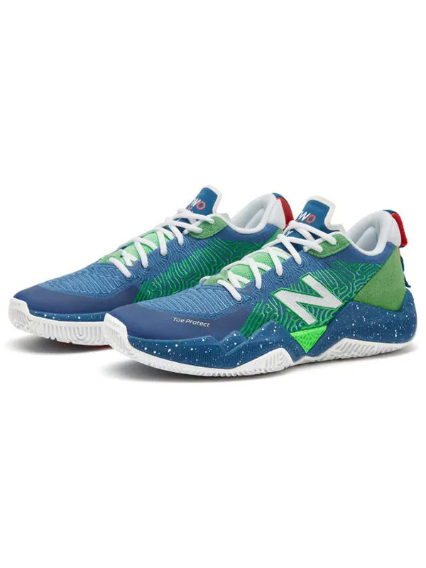 Кроссовки New Balance 2WXY Low 'Blue Green White' — изображение 2 из 4, синий/зеленый/белый
