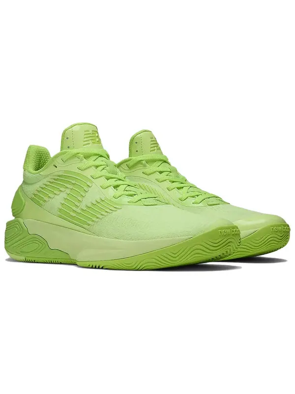 Кроссовки two wxy v5 'bleached lime glo pixel green hi lite' New Balance — изображение 3 из 4, зеленый