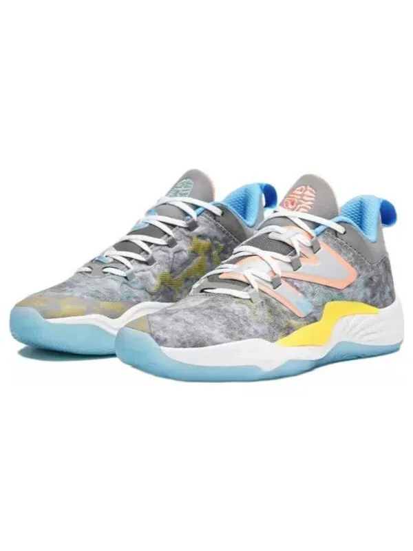 Кроссовки два wxy v3 x dejounte murray New Balance — изображение 2 из 4, серый/розовый/синий