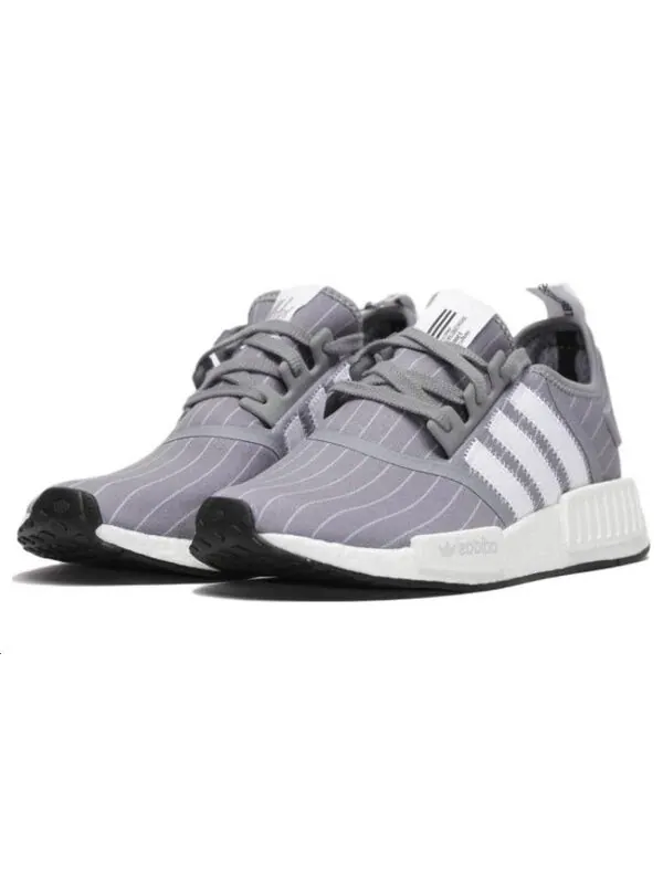 Кроссовки Bedwin & The Heartbreakers x nmd_r1 Adidas — изображение 2 из 3, серый/белый