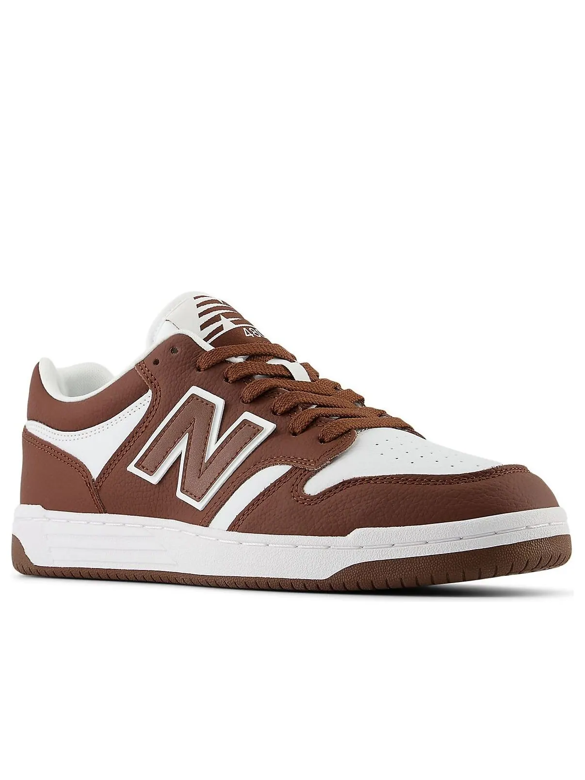 Кроссовки New Balance 480 'Brown' — изображение 4 из 5, коричневый/белый
