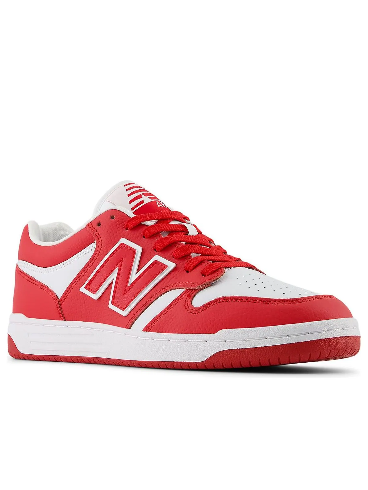 Кроссовки New Balance 480 'Red White' — изображение 4 из 5, красный/белый