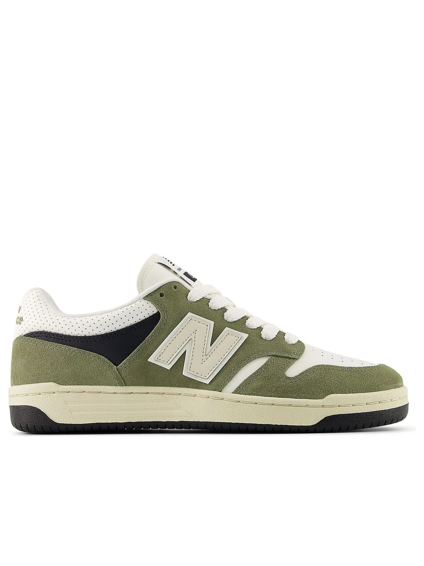 Кроссовки New Balance 480 'Dark Olivine Sea Salt' — изображение 2 из 5, морская соль