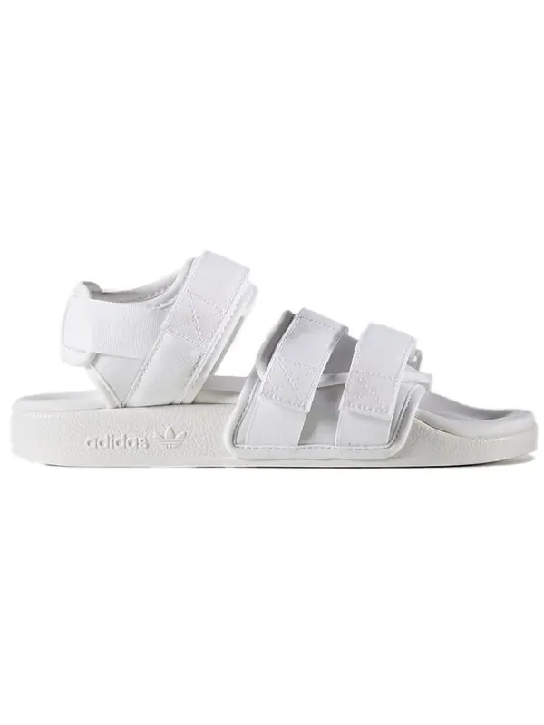 Сандалии оригиналы adilette sandal легкие удобные спортивные сандалии Adidas — изображение 2 из 4, белый