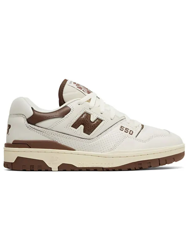Кроссовки x aime leon dore 550 New Balance — изображение 2 из 4, белый/коричневый