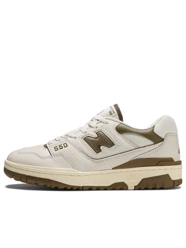 Кроссовки x aime leon dore 550 New Balance — изображение 1 из 4, белый/оливковый