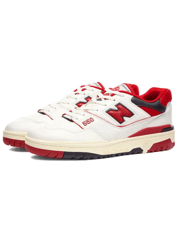 Кроссовки x aime leon dore 550 New Balance — изображение 3 из 4, белый/красный