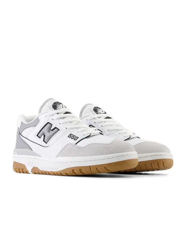 Кроссовки 550 New Balance — изображение 3 из 4, белый/серый