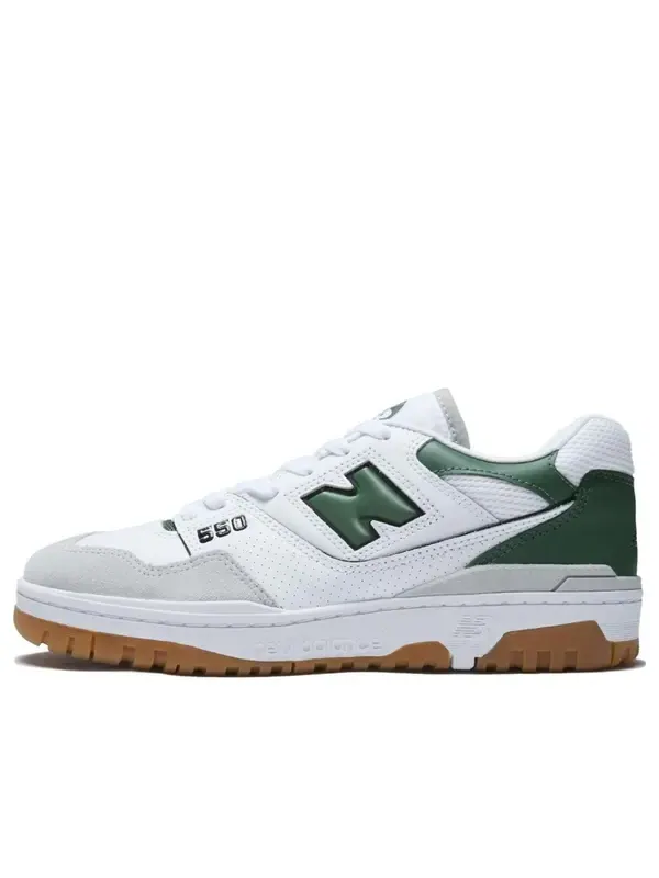 Кроссовки 550 New Balance — изображение 1 из 4, зеленый/белый