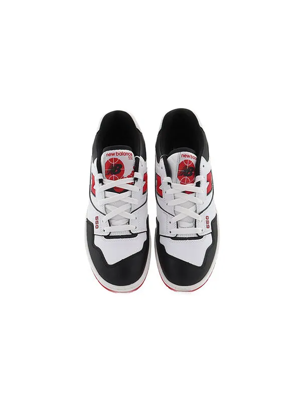 Кроссовки 550 New Balance — изображение 4 из 4, белый/черный/красный