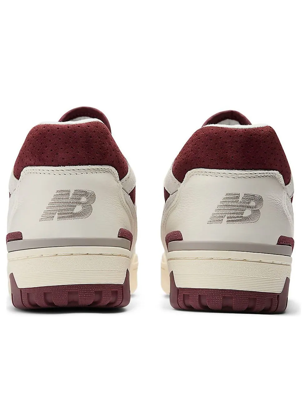 Кроссовки New Balance 550 'Sea Salt Classic Crimson' — изображение 4 из 6, красный