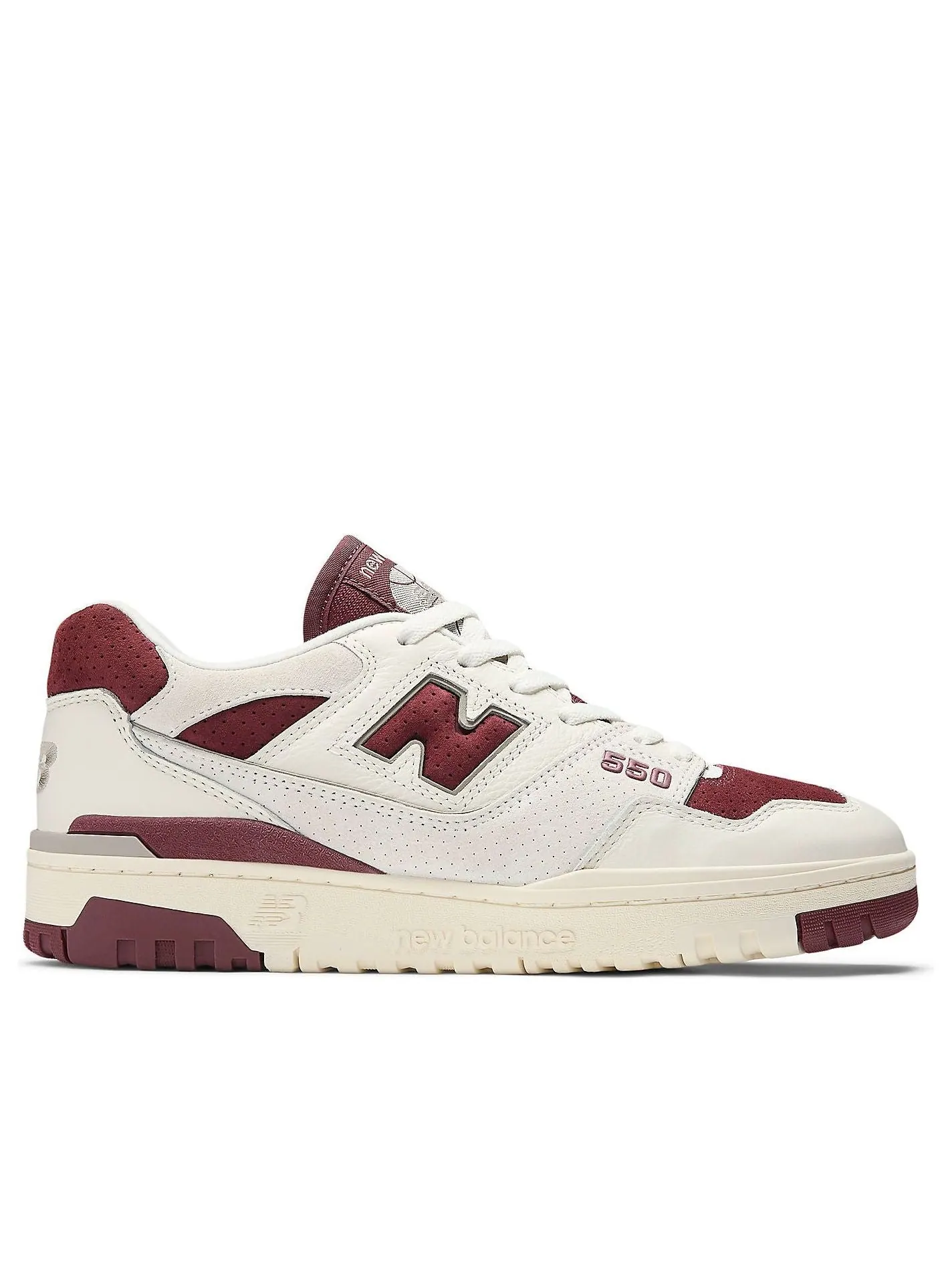 Кроссовки New Balance 550 'Sea Salt Classic Crimson' — изображение 6 из 6, белый