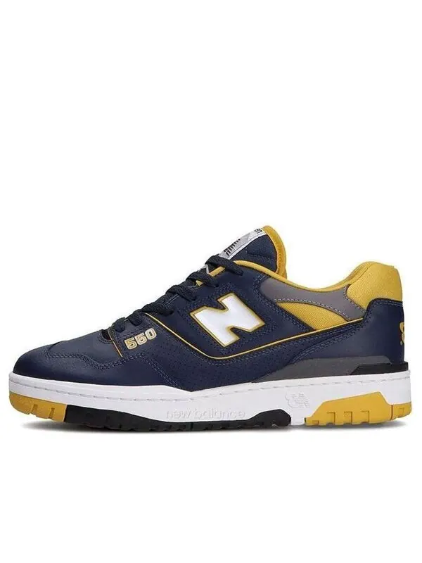 Кроссовки 550 New Balance — изображение 1 из 4, темно-синий/желтый