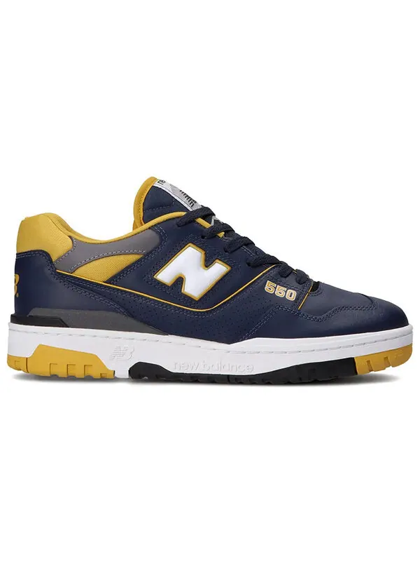 Кроссовки 550 New Balance — изображение 3 из 4, темно-синий/желтый