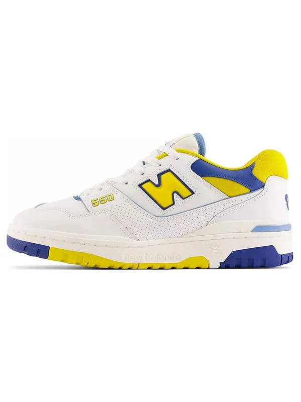 Кроссовки 550 New Balance — изображение 2 из 4, белый//синий