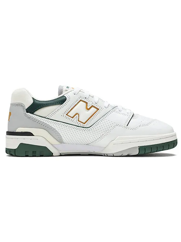 Кроссовки 550 New Balance — изображение 2 из 4, белый/зеленый/желтый