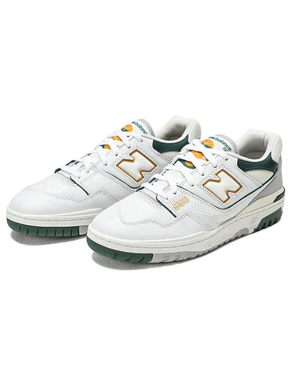 Кроссовки 550 New Balance — изображение 3 из 4, белый/зеленый/желтый