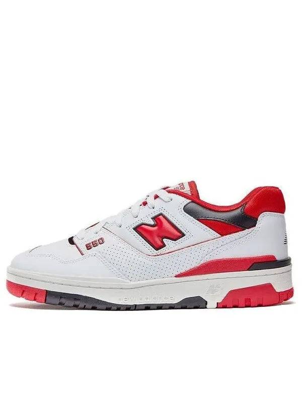 Кроссовки 550 New Balance — изображение 1 из 4, белый/красный