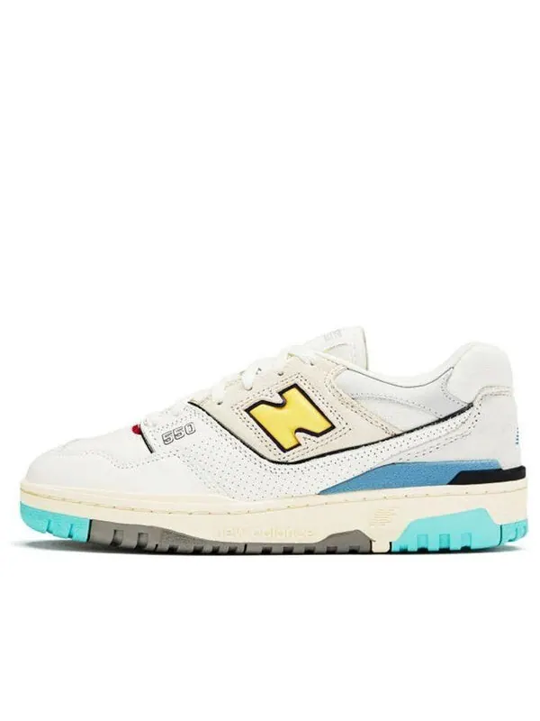 Кроссовки 550 New Balance — изображение 1 из 4, белый//серый/желтый