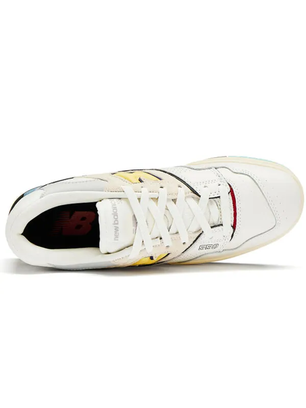 Кроссовки 550 New Balance — изображение 3 из 4, белый//серый/желтый