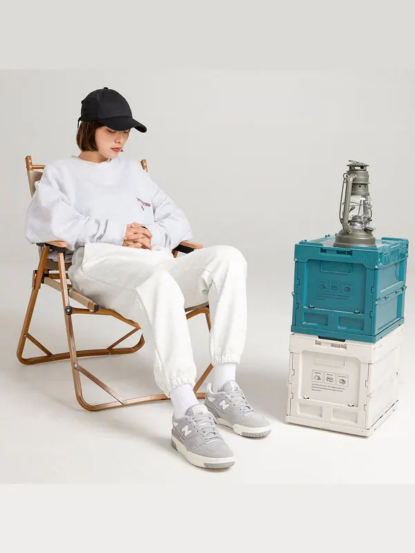Кроссовки 550 'suede pack - concrete' New Balance — изображение 3 из 4, белый