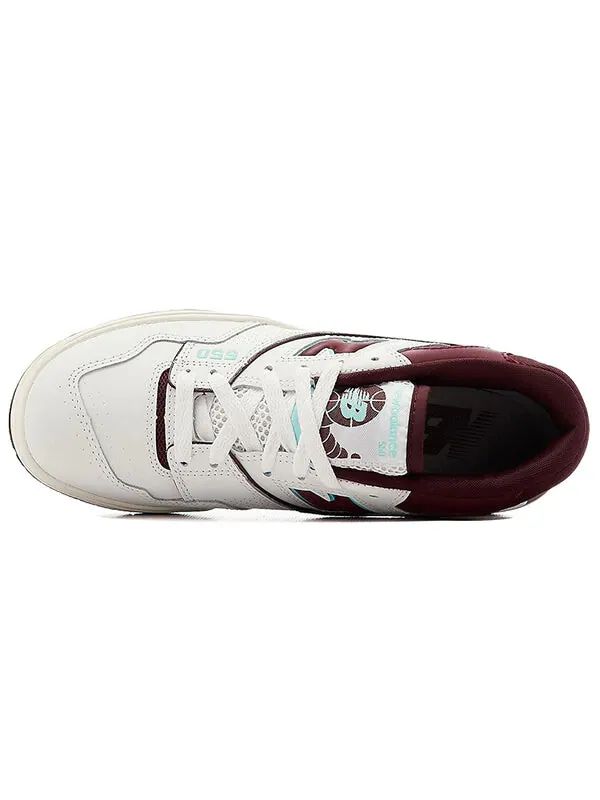 Кроссовки 550 New Balance — изображение 4 из 4, винный красный/белый