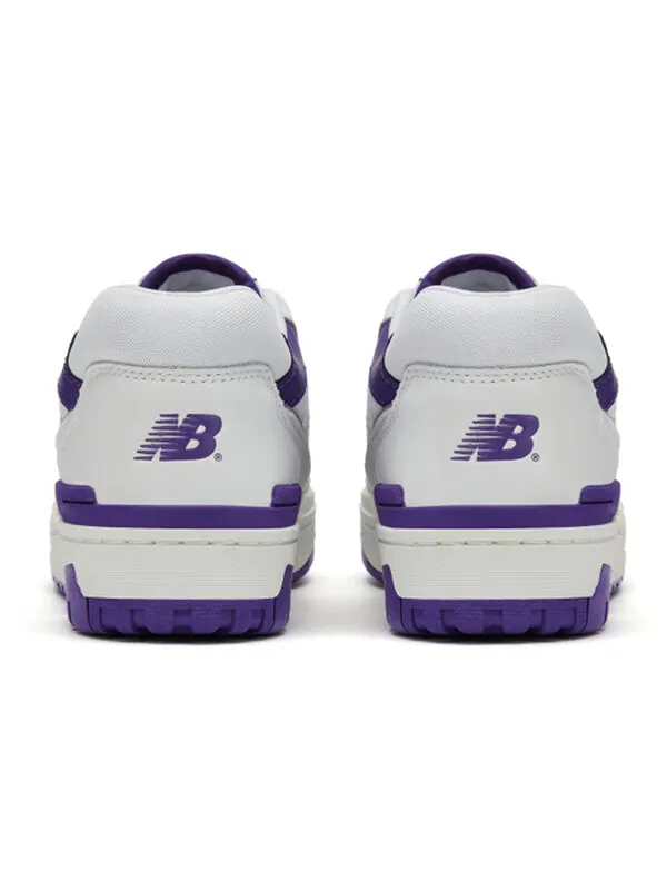 Кроссовки 550 New Balance — изображение 4 из 4, белый/фиолетовый