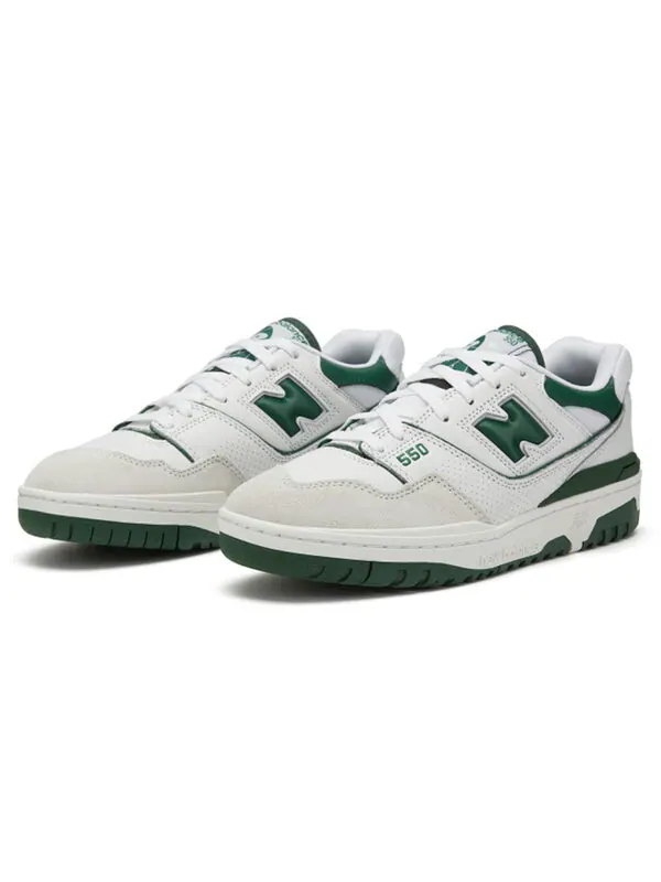 Кроссовки 550 'white green' New Balance — изображение 2 из 4, белый/зеленый