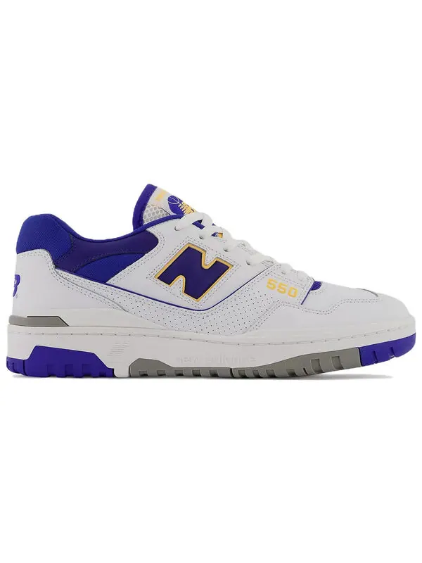 Кроссовки 550 New Balance — изображение 2 из 4, белый/синий/серый