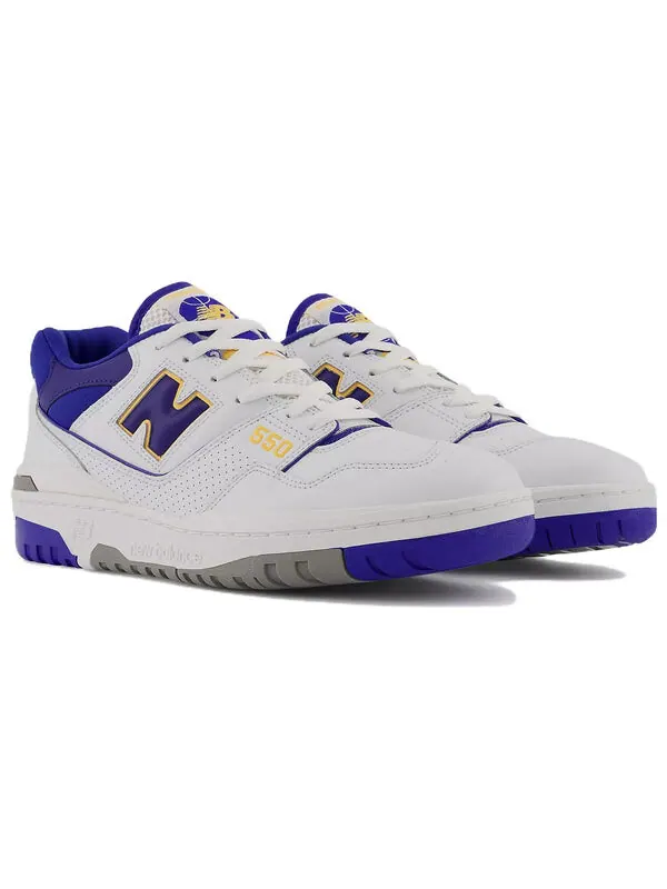 Кроссовки 550 New Balance — изображение 3 из 4, белый/синий/серый