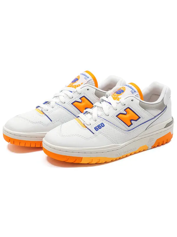 Кроссовки 550 New Balance — изображение 3 из 4, белый/желтый/серый