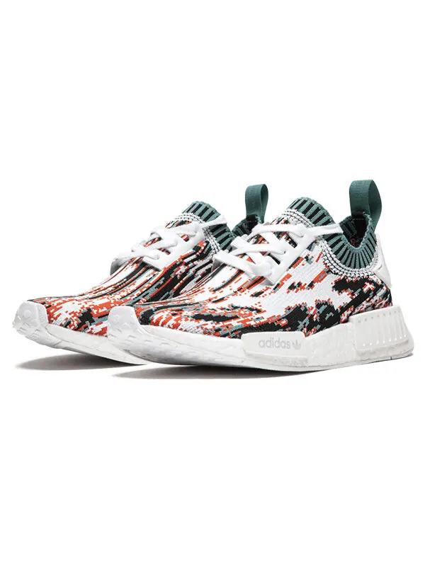 Кроссовки sneakersnstuff x nmd_r1 primeknit Adidas — изображение 2 из 4, белый/черный/красный