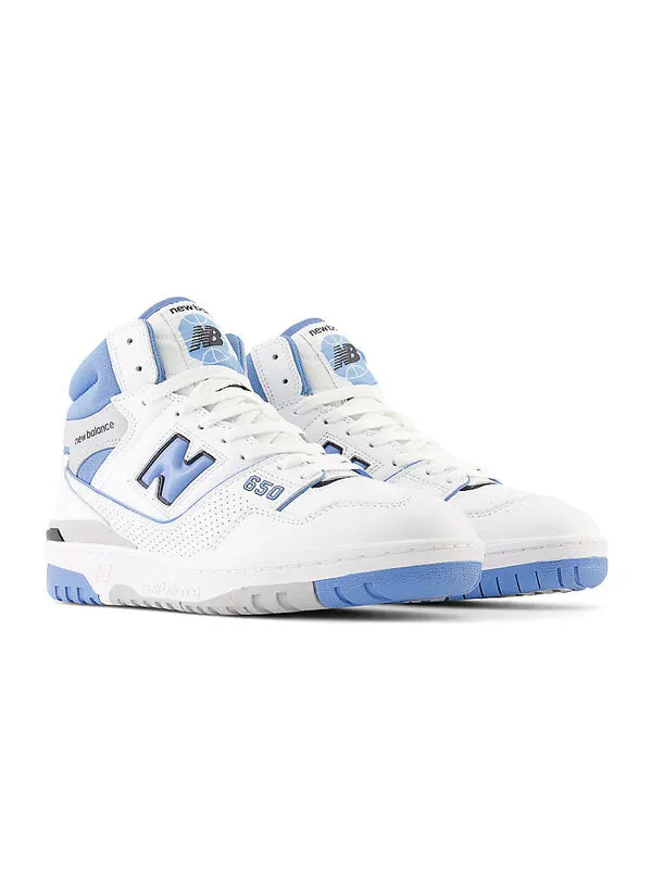 Кроссовки New Balance 650 'White Heritage Blue' — изображение 2 из 4, белый/синий