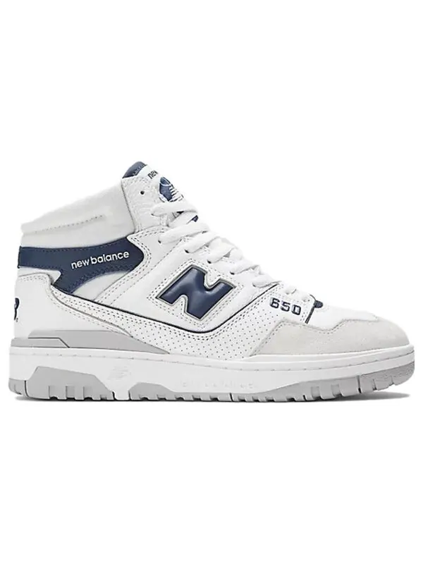 Кроссовки 650р wj New Balance — изображение 2 из 4, белый/темно-синий/серый