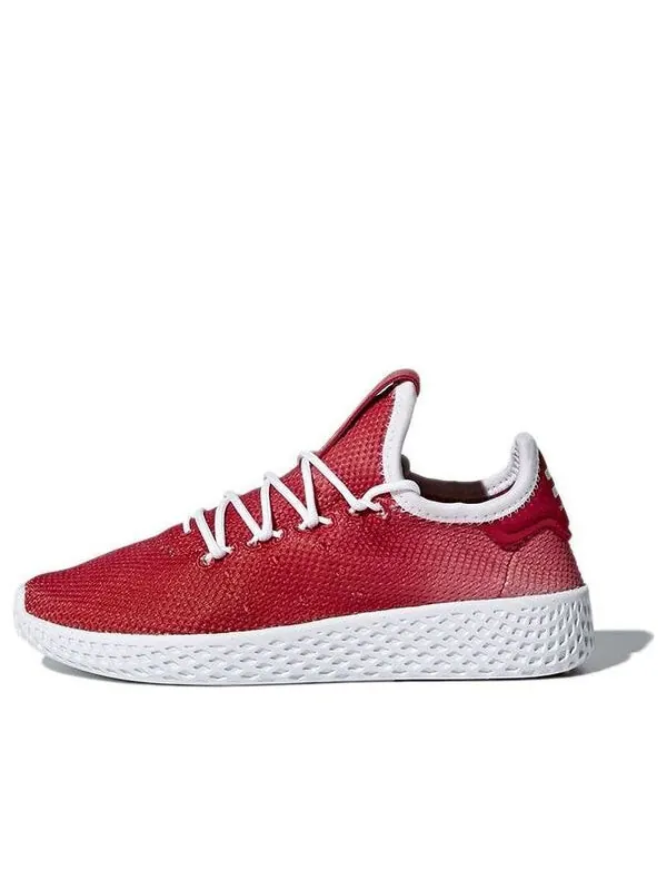 Кроссовки (PS) Adidas Originals Tennis Hu x Pharrell Williams Shoes 'Red White' — изображение 1 из 1, красный/белый
