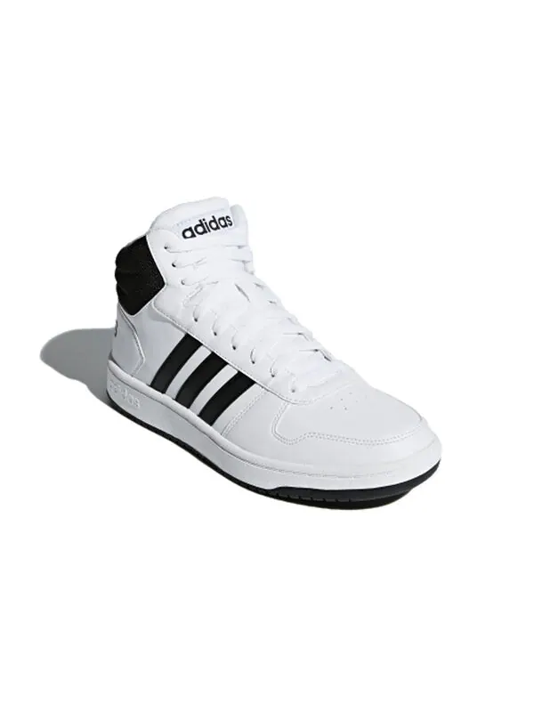 Кроссовки hoops 2.0 средние Adidas — изображение 2 из 4, белый