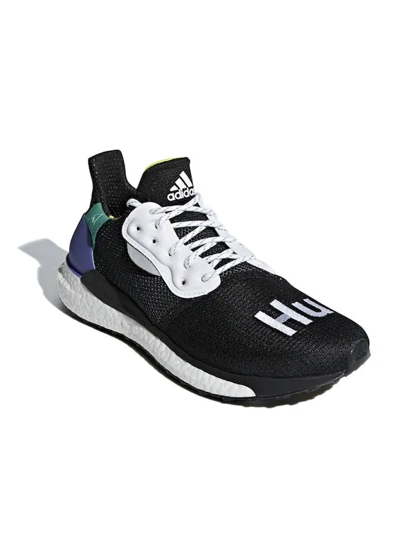 Кроссовки x pharrell solar hu glide Adidas — изображение 3 из 4, черный