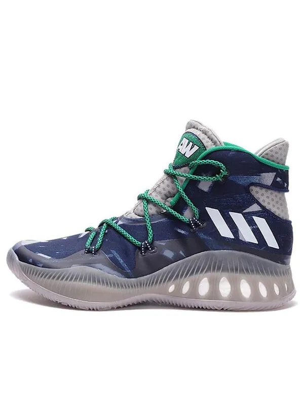Кроссовки Adidas Crazy — изображение 1 из 4, синий/серый