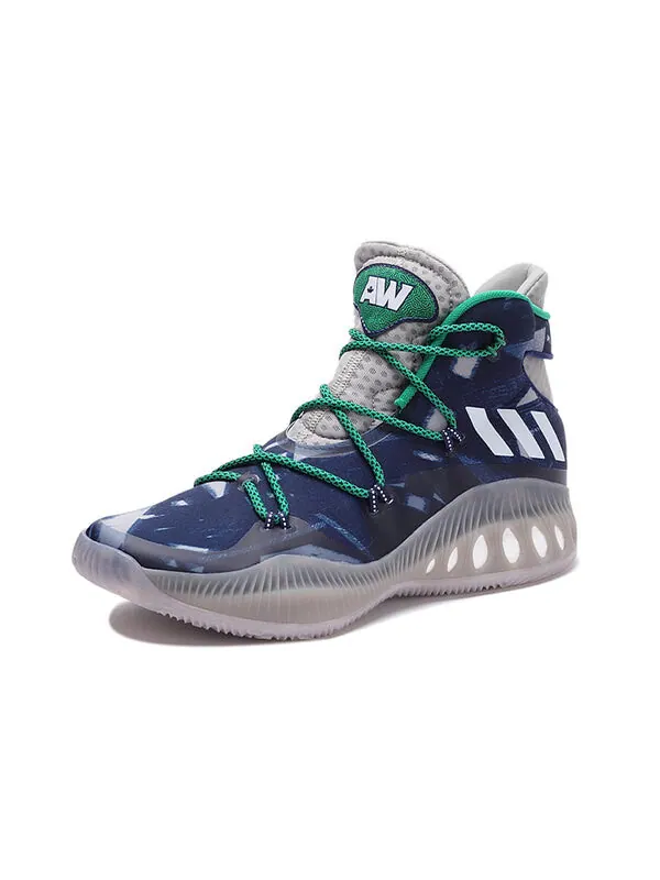 Кроссовки Adidas Crazy — изображение 2 из 4, синий/серый