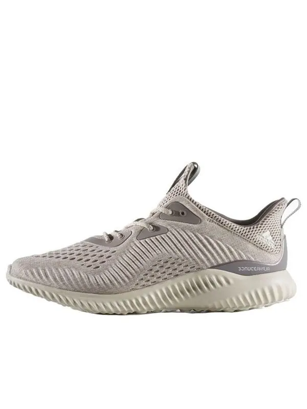Кроссовки alphabounce engineered mesh 'grey white' Adidas — изображение 1 из 4, серый/белый