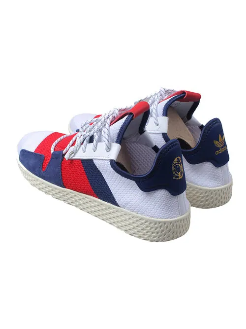 Кроссовки x pharrell x billionaire boys club теннис hu v2 Adidas — изображение 3 из 4, белый//синий