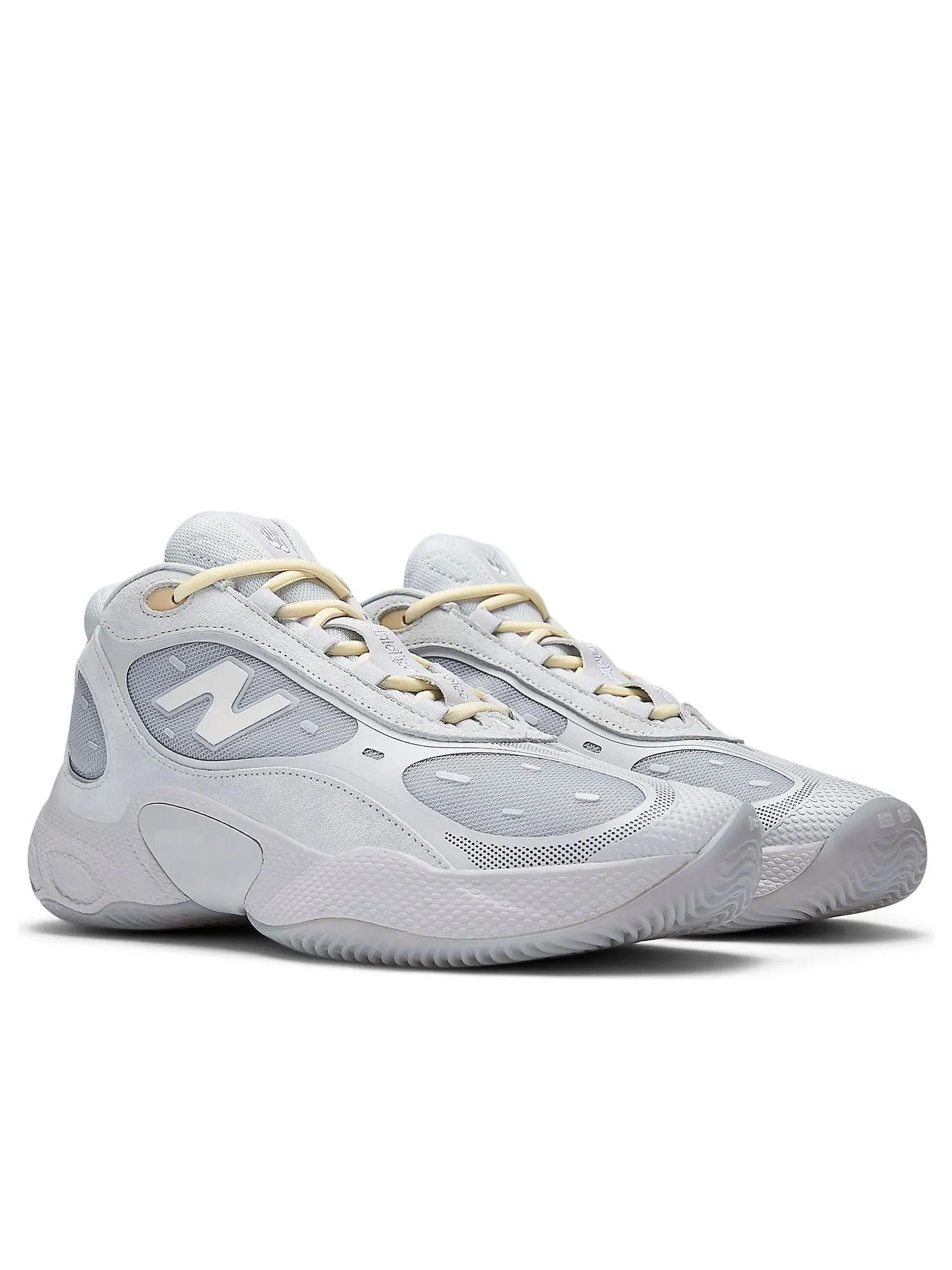 Кроссовки New Balance Fresh Foam BB V3 'Pearl Grey White' — изображение 3 из 6, серый/белый