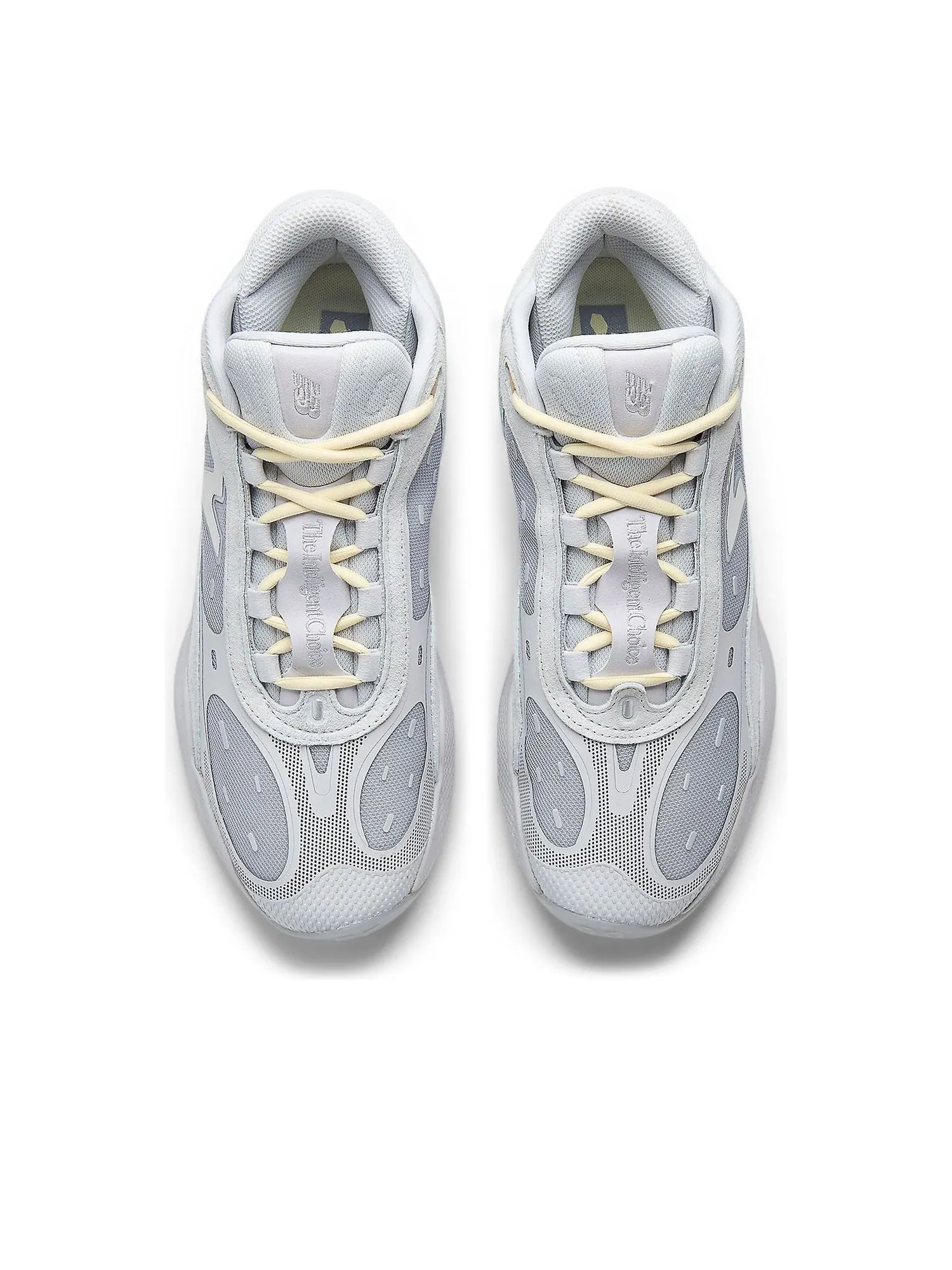 Кроссовки New Balance Fresh Foam BB V3 'Pearl Grey White' — изображение 4 из 6, серый/белый