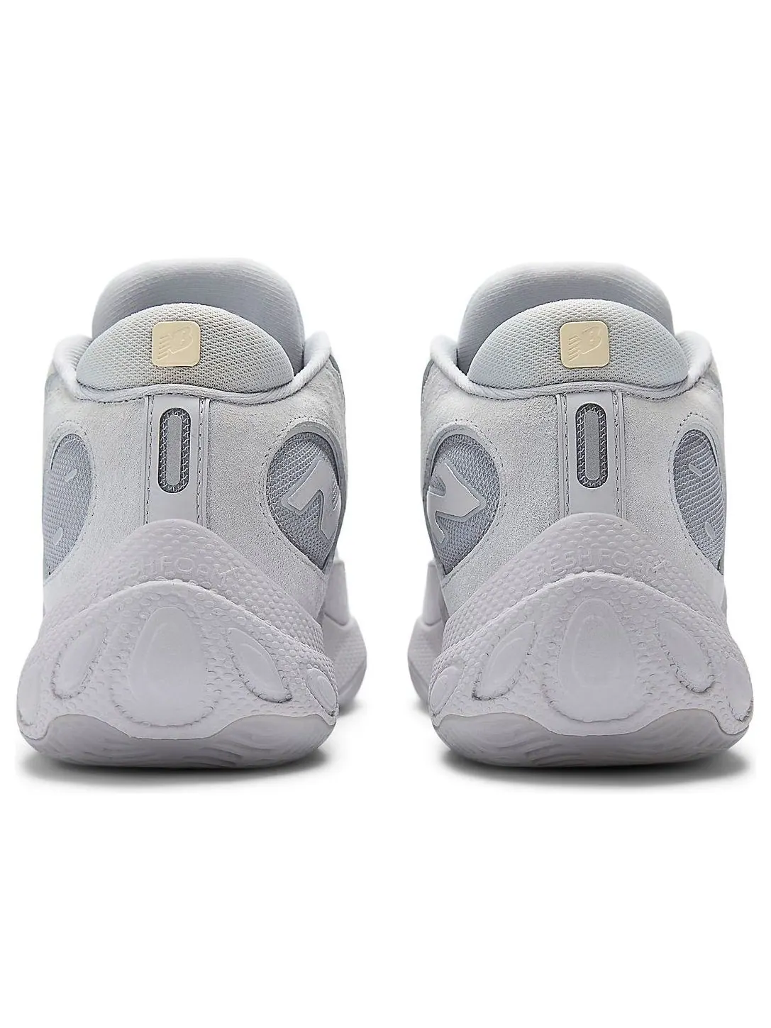 Кроссовки New Balance Fresh Foam BB V3 'Pearl Grey White' — изображение 5 из 6, серый/белый