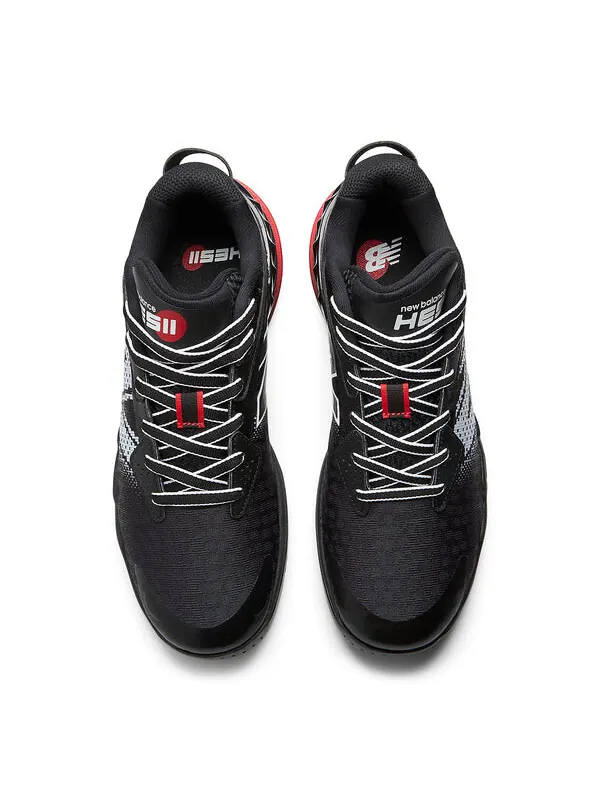Кроссовки hesi low v2 'black white' New Balance — изображение 3 из 4, черный/белый/красный
