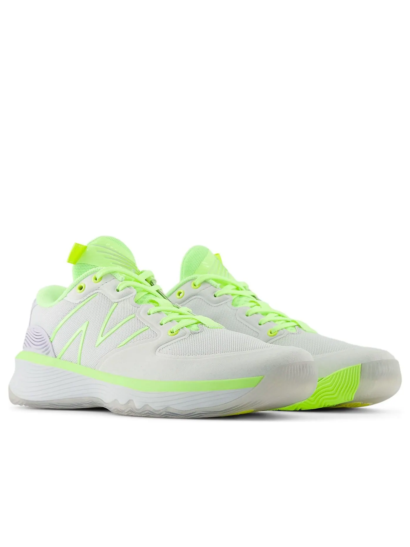 Кроссовки New Balance Hesi Low 'Quartz Grey Bleached Lime Glo' — изображение 4 из 6, серый