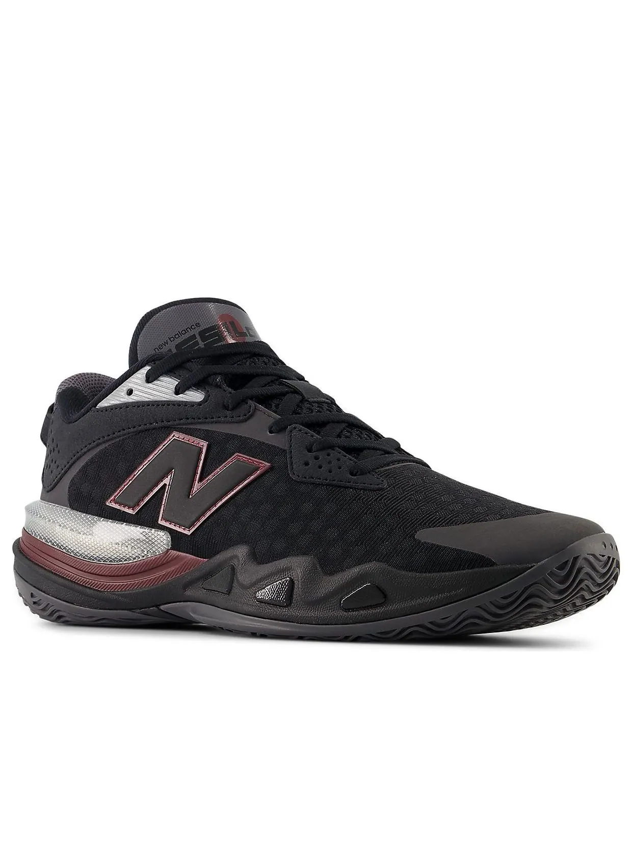 Кроссовки New Balance BB Hesi Low v2 'Black Crimson' — изображение 3 из 5, черный