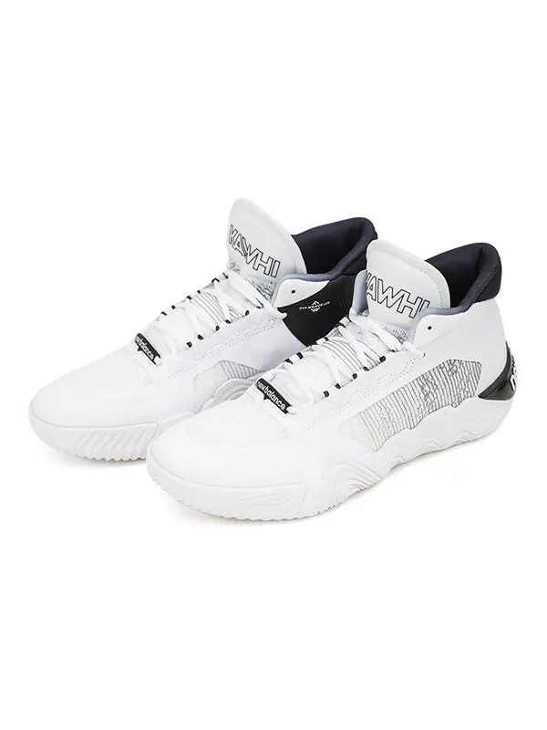 Кроссовки кавай 2 New Balance — изображение 3 из 4, белый/черный